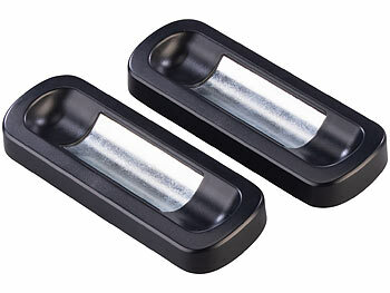 Lunartec LED-Akku-Unterbau- & Bilderleuchte, PIR-Sensor, Fernbedienung, schwarz