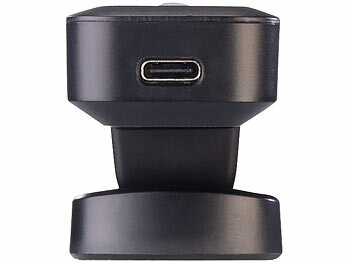 Lunartec LED-Akku-Unterbau- & Bilderleuchte, PIR-Sensor, Fernbedienung, schwarz