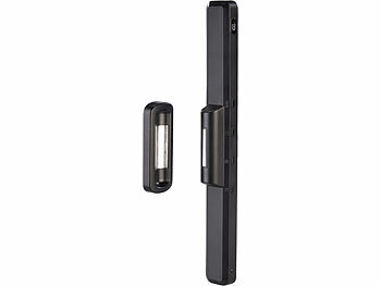 Lunartec LED-Akku-Unterbau- & Bilderleuchte, PIR-Sensor, Fernbedienung, schwarz