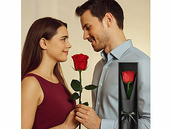 Rosa Dorata 24K Eterna - Fiore Placcato Oro Per Festa Della Mamma, Anniversario O Compleanno, Con Elegante Confezione Regalo