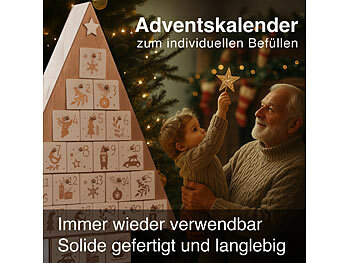 Weihnachts-Adventskalender-Box