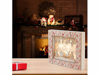 Weihnachtsbox festlich festlicher nummeriert nummerierten Weihnachtsmann Man Woman