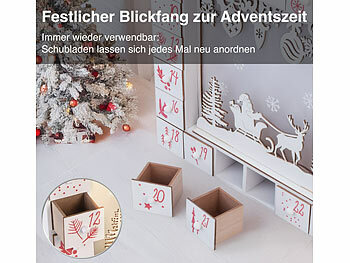 Weihnachts-Countdown-Kalender-Box