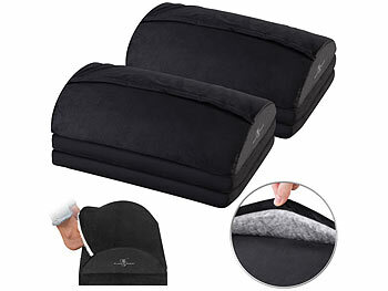 Schreibtisch-Fußhocker: Wilson Gabor 2er-Set ergonomische Schreibtisch-Fußstützen mit Fußtasche und 3 Höhen
