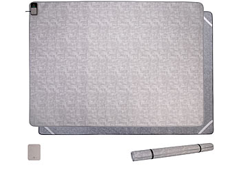 Heizmatte für Füße: Wilson Gabor Heizteppich mit 150 x 200 cm, 7 Temperaturstufen, inkl. Überwurf 