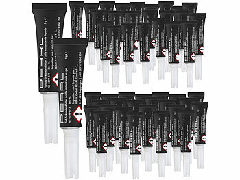 super colle: PEARL 48er-Set Mini-Sekundenkleber mit 24 Gel- und 24 Flüssig-Klebern disponible sur eMall