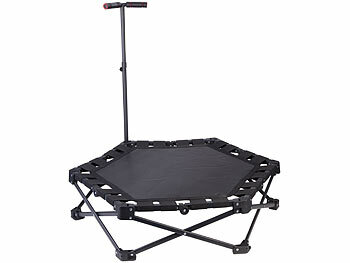 Speeron Klappbares Fitness-Trampolin für Erwachsene, Halte-Griff, 106 cm Ø 