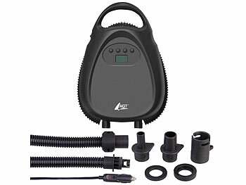 SUP Pumpe elektrisch: AGT Elektrische Luftpumpe für SUP-Boards, 70 l/Min., 12 V, 1,38 bar/20 psi