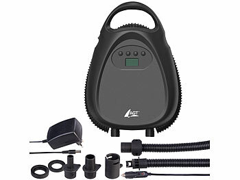 Akku SUP Pumpe: AGT Akku-Luftpumpe für SUP-Boards, 70 l/Min., 12 V, 1,38 bar/20 psi
