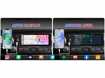 DIN Autoradio mit Rückfahrkamera-Anschluss