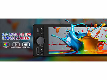 1-DIN-MP3-Autoradio mit Wireless Apple Carplay & Android Auto