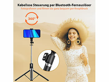 Selfie-Stick und Smartphone-Stativ 