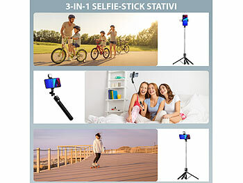 2in1 Smartphone Stativ Selfie Stick