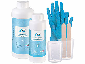 Epoxy: AGT Transparentes Epoxidharz, 1.500 ml, inkl. Zubehör