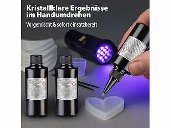 Set Kleber Mold Epoxy Form Transparentes Crystal Kit Jewelry