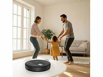 CD-Player mit zum kabellosen Streaming vom Smartphone, Bluetooth