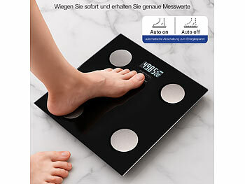 Bilancia Intelligente Flybunny Per Peso E Grasso Corporeo – Analisi BMI, App Leaone, 180 Kg