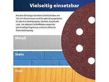 Schleifpapier 125mm Klett