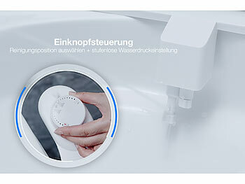 Dusch WC Aufsatz Bidet Toilette 