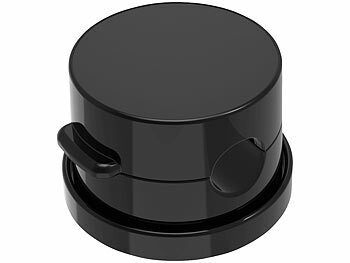 General Office 16er-Set magnetische Kabelclips, 360° drehbar, mit Klebepads, schwarz 