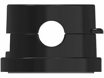 General Office 16er-Set magnetische Kabelclips, 360° drehbar, mit Klebepads, schwarz 