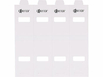 Exbuster 80er-Set Silberfisch-Klebefallen, 20 Bögen mit je 4 faltbaren Fallen 