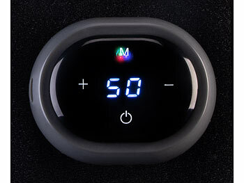 newgen medicals Kabelloser Rücken-Wärmegürtel mit Massagefunktion, 5 Heizstufen, Akku