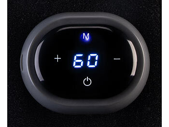 newgen medicals Kabelloser Rücken-Wärmegürtel mit Massagefunktion, 5 Heizstufen, Akku