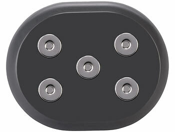 newgen medicals Kabelloser Rücken-Wärmegürtel mit Massagefunktion, 5 Heizstufen, Akku