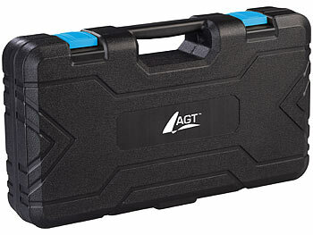 AGT Nietmutternzange mit 80 Nietmuttern, Dornen M3 - M12, Koffer, 40 cm 