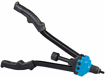 AGT Nietmutternzange mit 80 Nietmuttern, Dornen M3 - M12, Koffer, 40 cm 