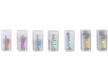 AGT Nietmutternzange mit 80 Nietmuttern, Dornen M3 - M12, Koffer, 40 cm 