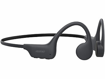 auvisio Wasserdichter Knochenschall-Kopfhörer, Bluetooth 5.4, MP3, 32 GB, IP68 