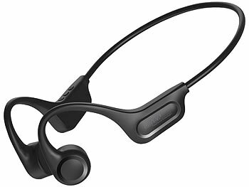 auvisio Knochenschall-Kopfhörer, Bluetooth 5.4, wasserfest, Open Ear, IP56 