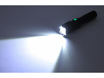 KryoLights Wiederaufladbare LED-Taschenlampe, Aluminium, 800 lm, 10 W, 1.200 mAh 