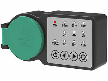 Outdoor-Steckdose mit Countdown-Zeitschaltuhr 