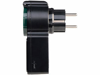 revolt 2er-Set Outdoor-Steckdose mit Countdown-Timer, IP44, 3.680 Watt 