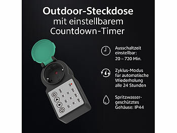 Ausschalt Timer-Steckdosen 