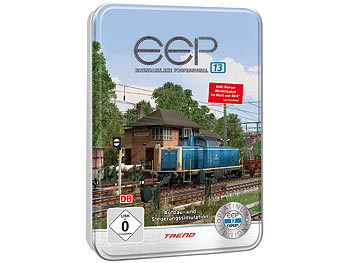 Eisenbahn.exe 13 Platinum in dekorativer Metall-Reliefbox / Eisenbahn Exe