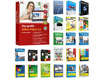 Office Software: MUT Das große Office-Paket 3.0 mit über 18.000 Vorlagen & 8 E-Books