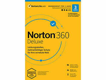Norton NORTON 360 Deluxe 3-User (1-Jahreslizenz)