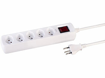 Verteilersteckdose mit Schalter