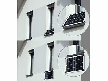 Fensterbank Solaranlage