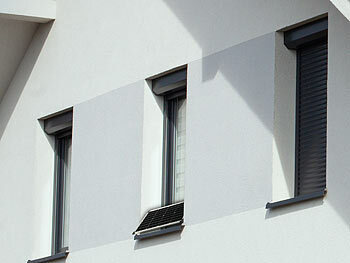 Fensterbank Solaranlage