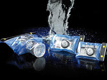 Somikon Unterwasser-Kameratasche XS mit Objektivführung Ø 30 mm