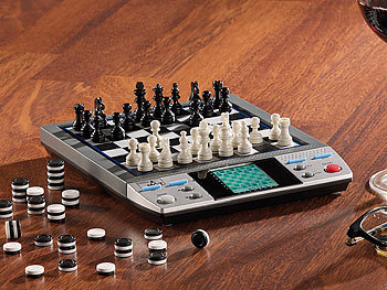 MGT Professioneller 8in1 Schach-Computer mit Sprachausgabe & Touchfeld