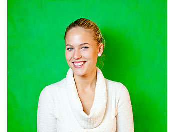 Foto-Hintergrund für Produktvideos Studio Videobearbeitung grün Molton Leinwand fotografisch