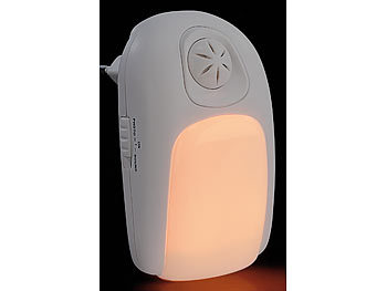 Lunartec LED-Nachtlicht mit Klatschschalter Akustik-Sensor & Dämmerungs-Sensor