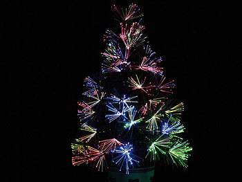 Weihnachtsbaum mit Fiberglas Beleuchtung