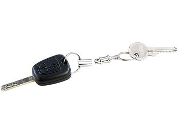 Schlüsselanhänger mit Spalt-Metall-Schlüsselringe mit Gliederkette und offenen Binderingen und Schraubösen für die Organisation von Schlüsseln 50 Stück 50PCS TRIUMPHANT Schlüsselanhänger-Ringe